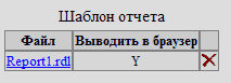 шаблон отчета